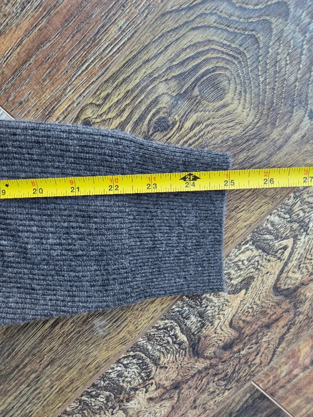 NWoT J.Crew 100% Goats Cashmere Cozy Soft Ribbed Sweater-Polo Grey #CM304